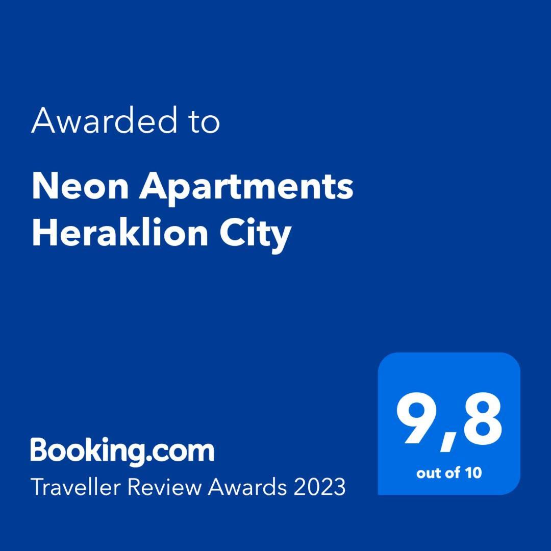 Neon Apartment, Modern, High Quality, Central Apt, Heraklion City エクステリア 写真