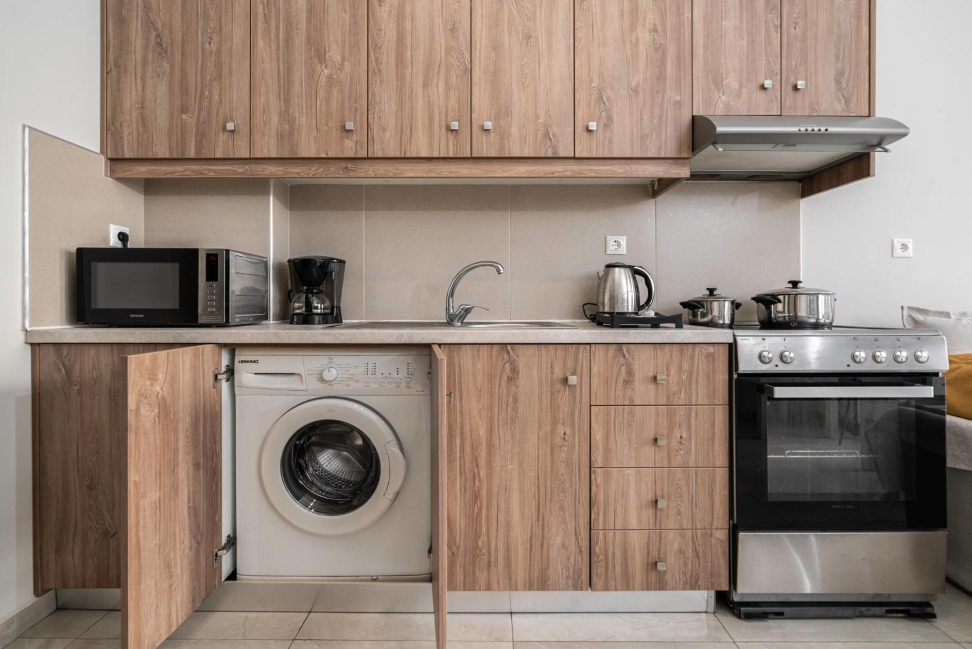 Neon Apartment, Modern, High Quality, Central Apt, Heraklion City エクステリア 写真